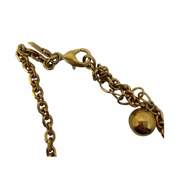 Kate Spade Set In Stone Double Bib Statement Necklace Purple Magenta Chunky 16” - Picture 5 of 7